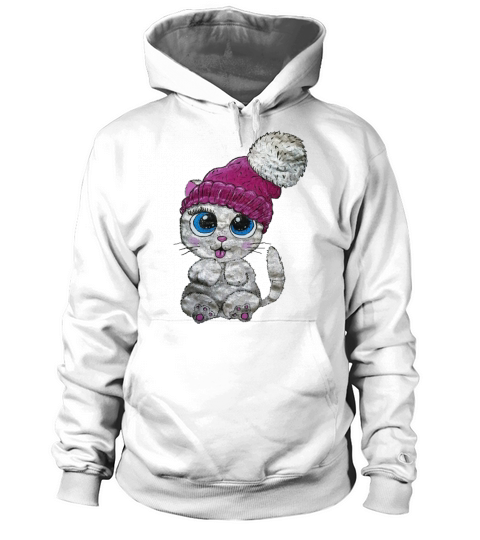 Kitty cat art by Ksenia Gladisheva Women's Hoodie