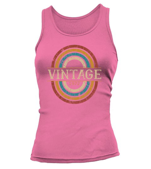 1972 birthday vintage shirt - gift idea retro Women's Tank Top