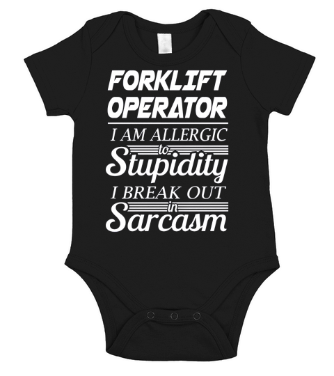 FORKLIFT OPERATOR Short Sleeve Baby One-Piece