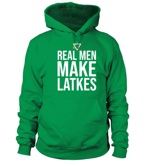 Jewish Hanukkah Food Real Men Make Latkes T Shirt Women's Hoodie