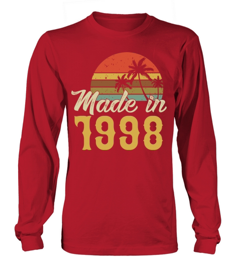 Birthday gift made in 1998 Men's Long Sleeve