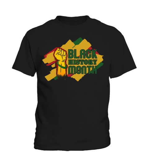 Black History Month Tee For African American Kids T-Shirt