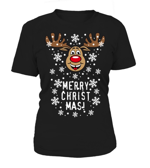 Deer Rudolph Xmas Women's T-Shirt