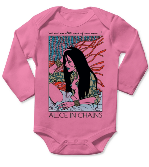 Alice in chains 1987 Tshirt Long Sleeve Baby One-Piece