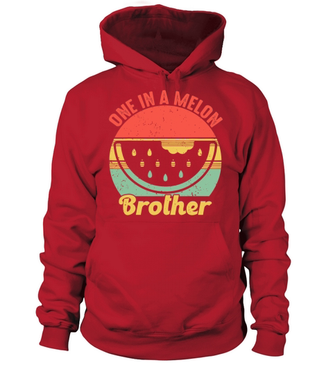Family summer Watermelon Vintage One In A Melon Women's Hoodie