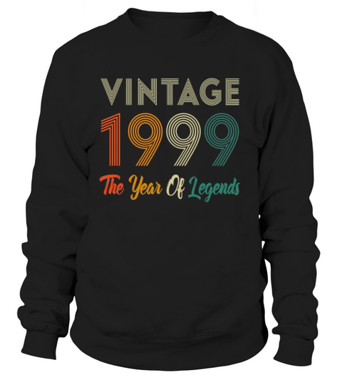 21st Birthday Gift - Vintage 1999 Retro Bday 21 Ye Women's Sweatshirt