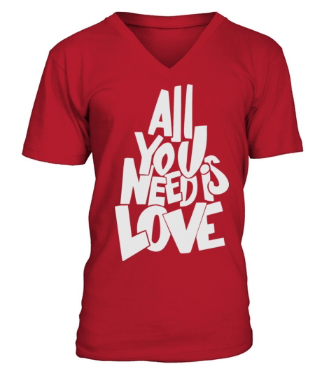 All You Need Is Love Men's V-Neck T-shirt