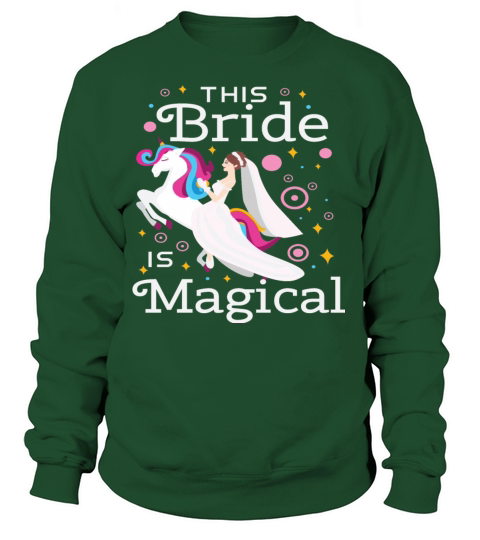Funny Bride To Be Bridesmaid Unicorn Party Gift Women's Sweatshirt
