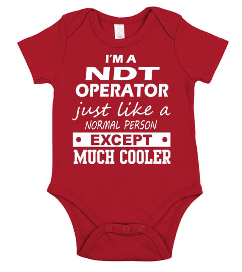 NDT OPERATOR Cooler Short Sleeve Baby One-Piece