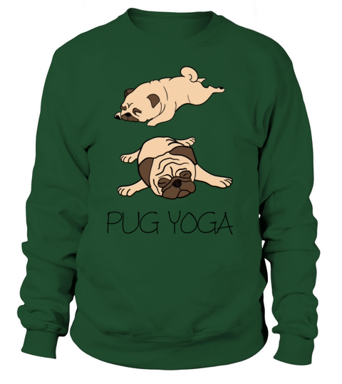 pug yoga Women's Sweatshirt