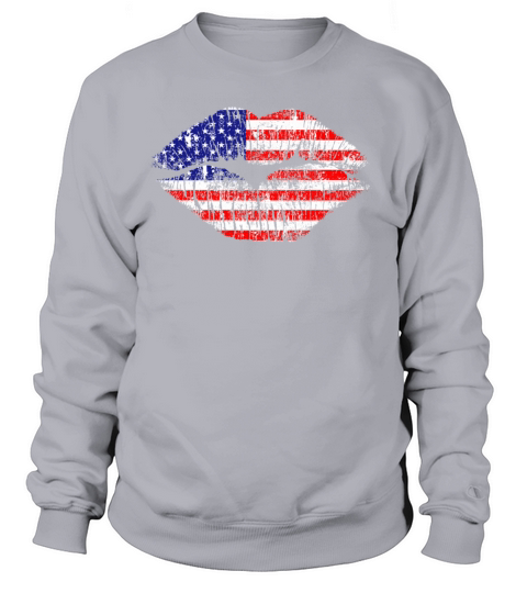usa kiss Women's Sweatshirt
