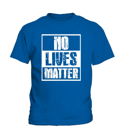 No Lives Matter Halloween T-Shirt Funny Horror Parody Tee Kids T-Shirt