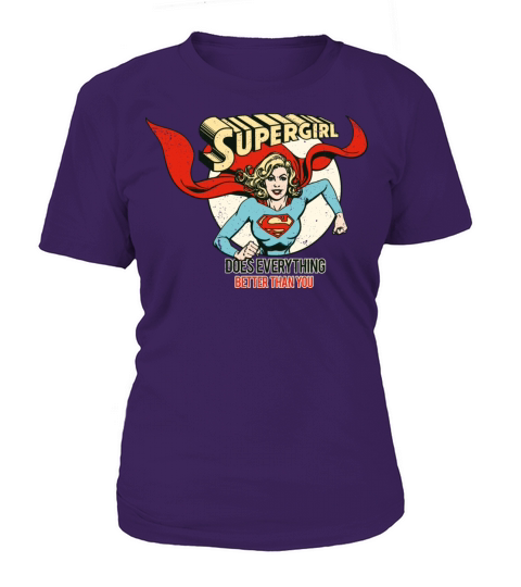 DC Comics Supergirl Better Than You Women's T-Shirt