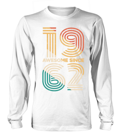 Vintage 1962 - 60 years old - 60th birthday gift Long sleeved Unisex