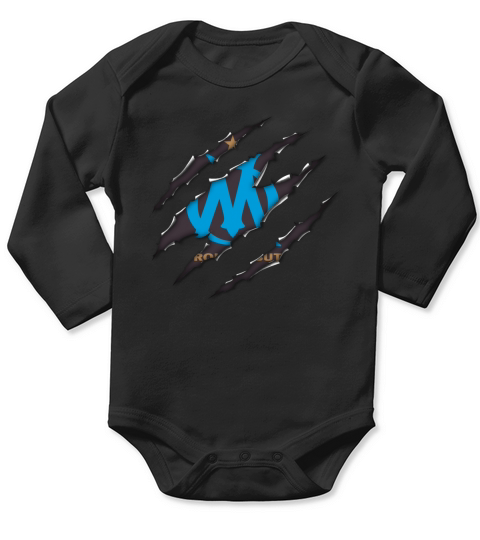 Olympique Marseille Long Sleeve Baby One-Piece