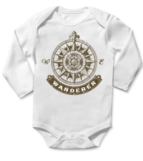 Wanderer Long Sleeve Baby One-Piece
