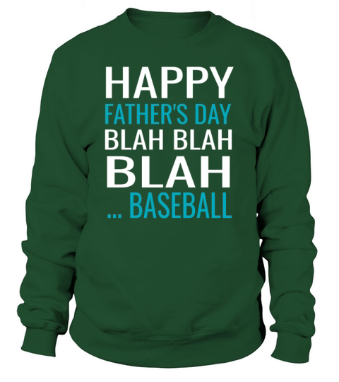 Father Baseball Happy Fathers Day Women's Sweatshirt
