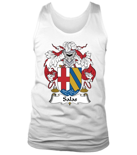 Salas Family Crest Spanish Family Crests Tank Top Unisex