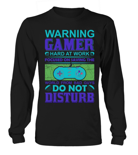 Warning Gamer Do not disturb Women's Long Sleeve