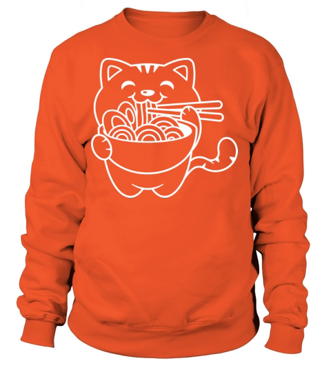 Cat Ramen Japan Takeaway Noodle Soup Women's Sweatshirt