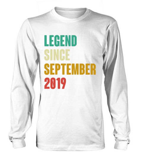 September 2019 3rd Birthday 3 Years Old Bday Gift Long sleeved Unisex
