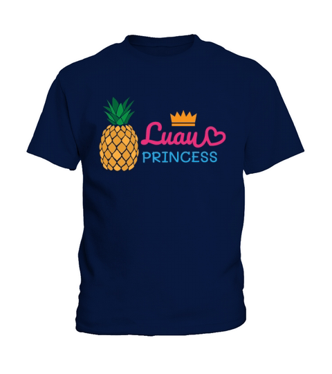 New Beach Luau Princess Beachy Design Kids T-Shirt