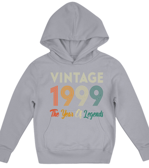 21st Birthday Gift - Vintage 1999 Retro Bday 21 Ye Kids Hoodie