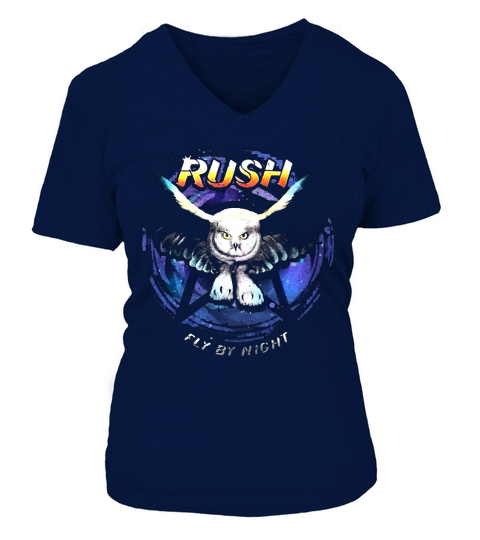 Rush Fly By Night V-neck T-Shirt Woman