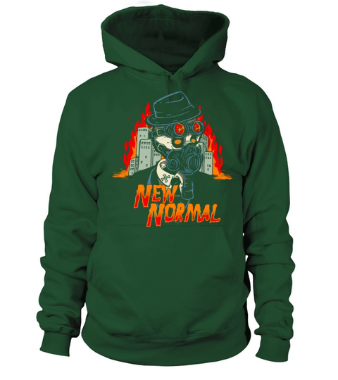 Horror Art Zombie Apocalypse New Normal Psychobill Men's Hoodie