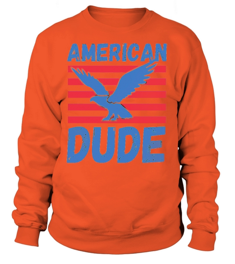 American Dude - Proud American Eagle Women's Sweatshirt