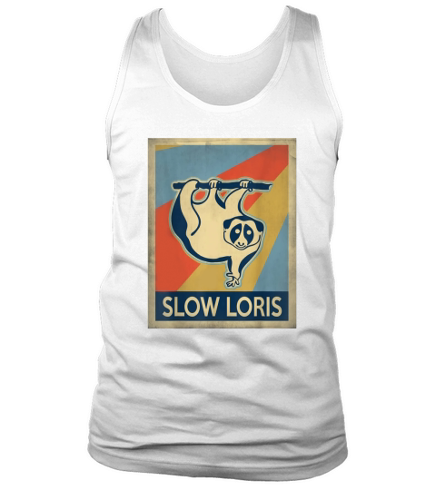 Vintage style Slow Loris tshirt Tank Top Unisex