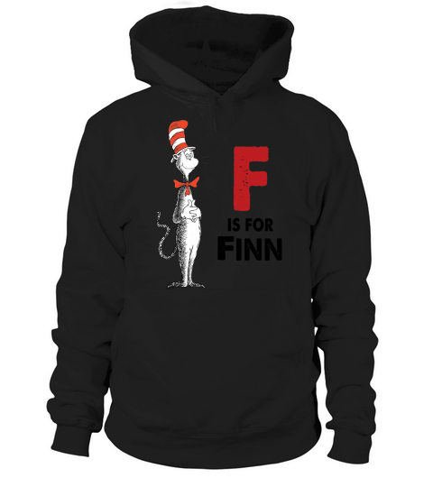 Finn the cat in the hat Boy Name 2020 Hoodie Unisex