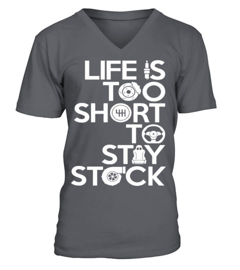 Stock - Life Is Too Short To Stay Stock Men's V-Neck T-shirt
