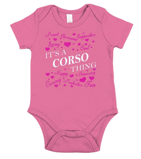 CORSO Shirts - Its a CORSO Thing Name Shirts Short Sleeve Baby One-Piece