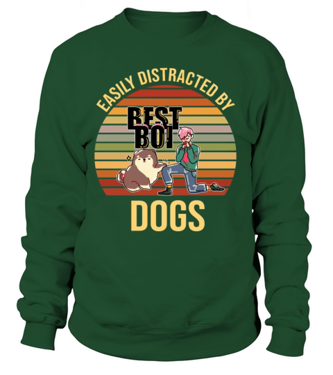 Easily Distracted By Dogs Best Boi Women's Sweatshirt
