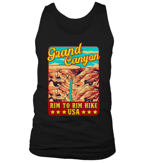 Vintage Grand Canyon - Rim to Rim hike Men's Tank Top