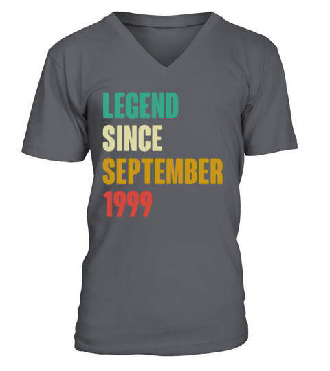 September 1999 23rd Birthday 23 Years Old Bday Gi V-Neck T-shirt