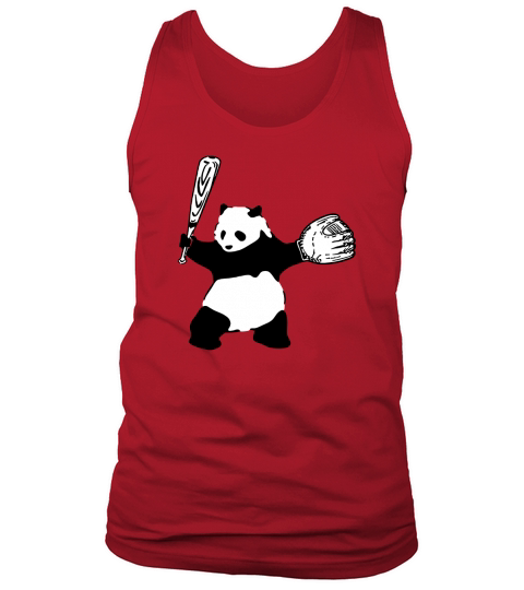 Panda Baseball Player Tank Top Unisex