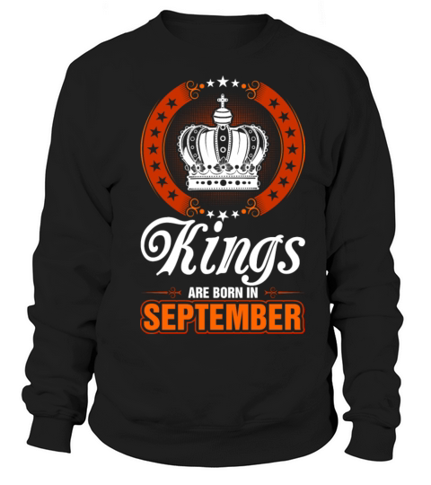 Kings Are Born In September Women's Sweatshirt