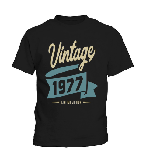 Vintage Since 1977 Birthday Gift Kids T-Shirt