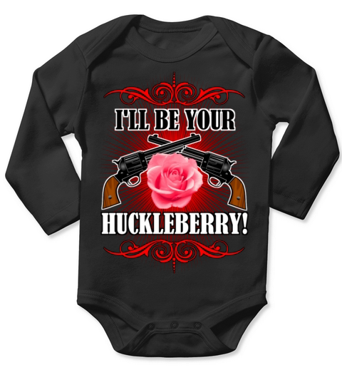 Ill Be Your Huckleberry Long Sleeve Baby One-Piece
