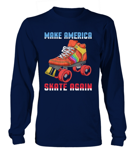 Rollerskates Vintage Roller Skating Disco Long sleeved Unisex