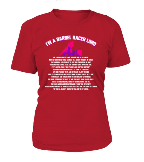 Im a Barrel Racer Lord - Barrel Racing Prayer Women's T-Shirt