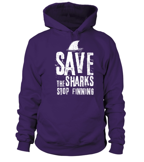 Save The Sharks Stop Finning Women's Hoodie
