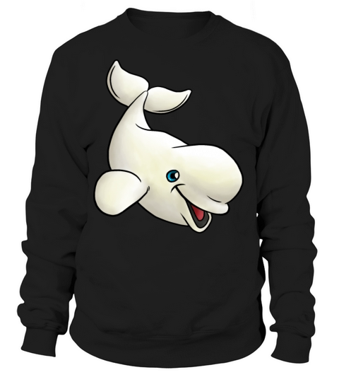 Cute little beluga whale Women's Sweatshirt