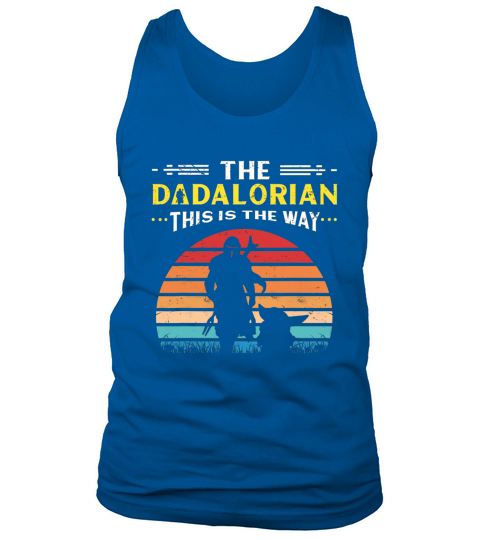 The Dadalorian This Is The Way Vintage Style Tank Top Unisex