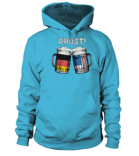 PROST I German American Beer Friendship Men's Hoodie