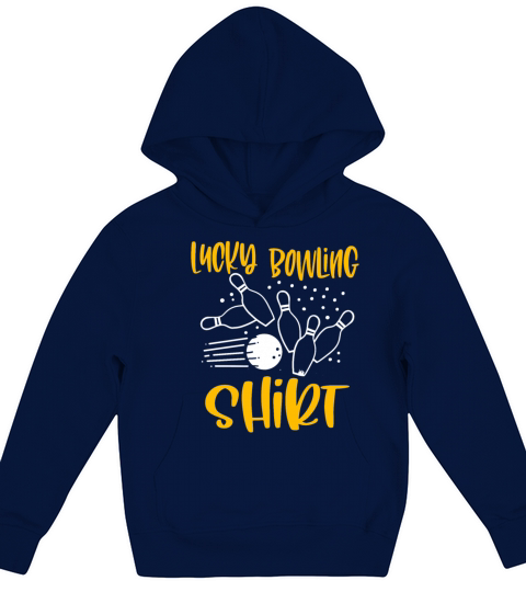 Funny Bowling Team Bowler Strike Gift Idea Kids Hoodie