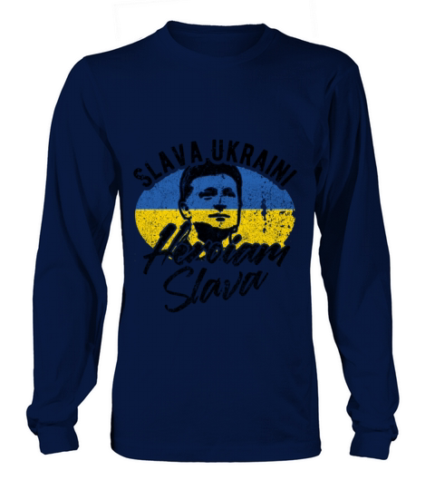 Slava Ukraini Heriam Slava Zelensky Long sleeved Unisex