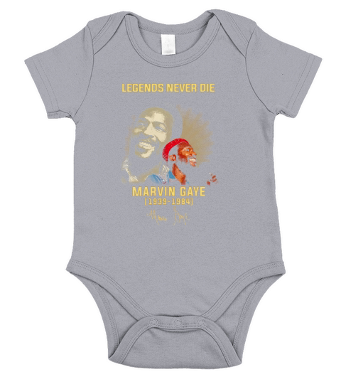 Legends never die Marvin Gaye 1939 1984 Short Sleeve Baby One-Piece